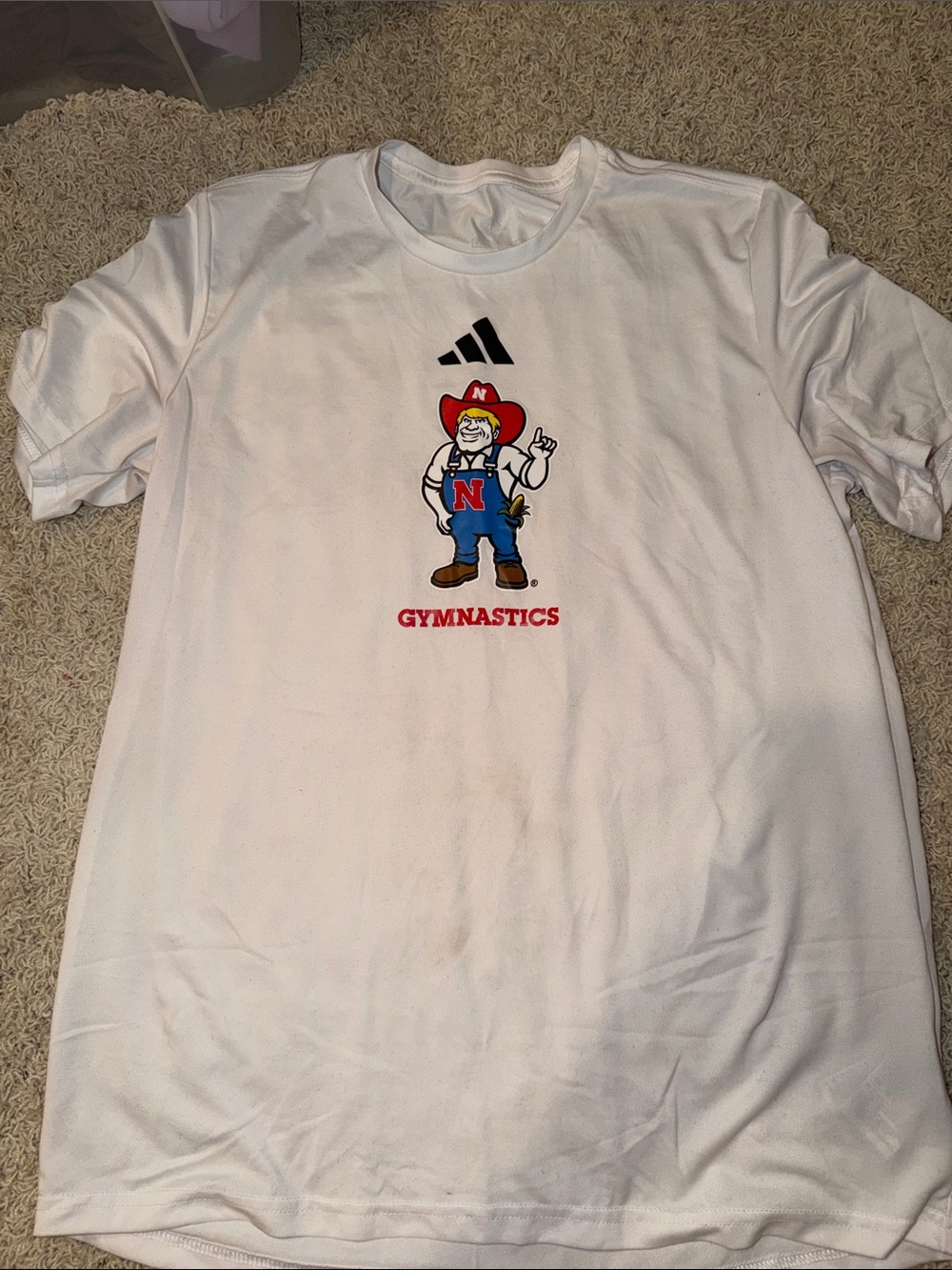 Adidas White 'N' Gymnastics Graphic Crew Tee
Unisex